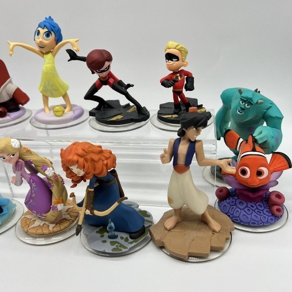 Disney Infinity Bundle Of 17 Pirates Incredibles Nemo Aladdin Toy Story Cars Set - Picture 4 of 6